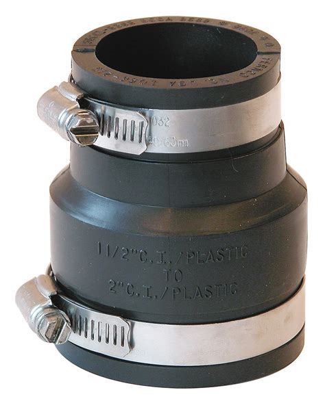 Designed for sewage, drainage and low pressure applications and are manufactured to suit any outside <b>pipe</b> diameter. . Rubber coupling for pvc pipe